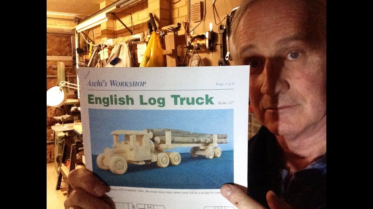 Wooden Toy Log Truck Plan 125
