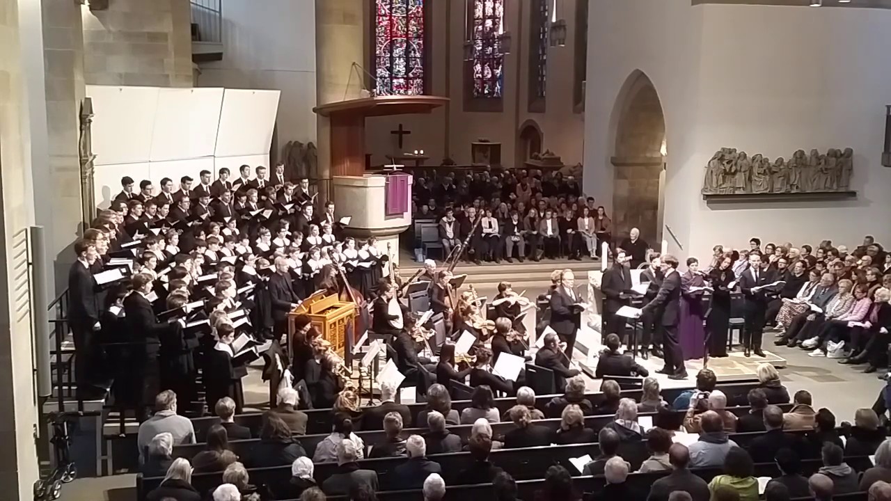 Bach: Choral Dein Gef&auml;ngnis, aus: Johannes-Passion BWV 245 - live Stuttgarter Hymnus Chorknaben