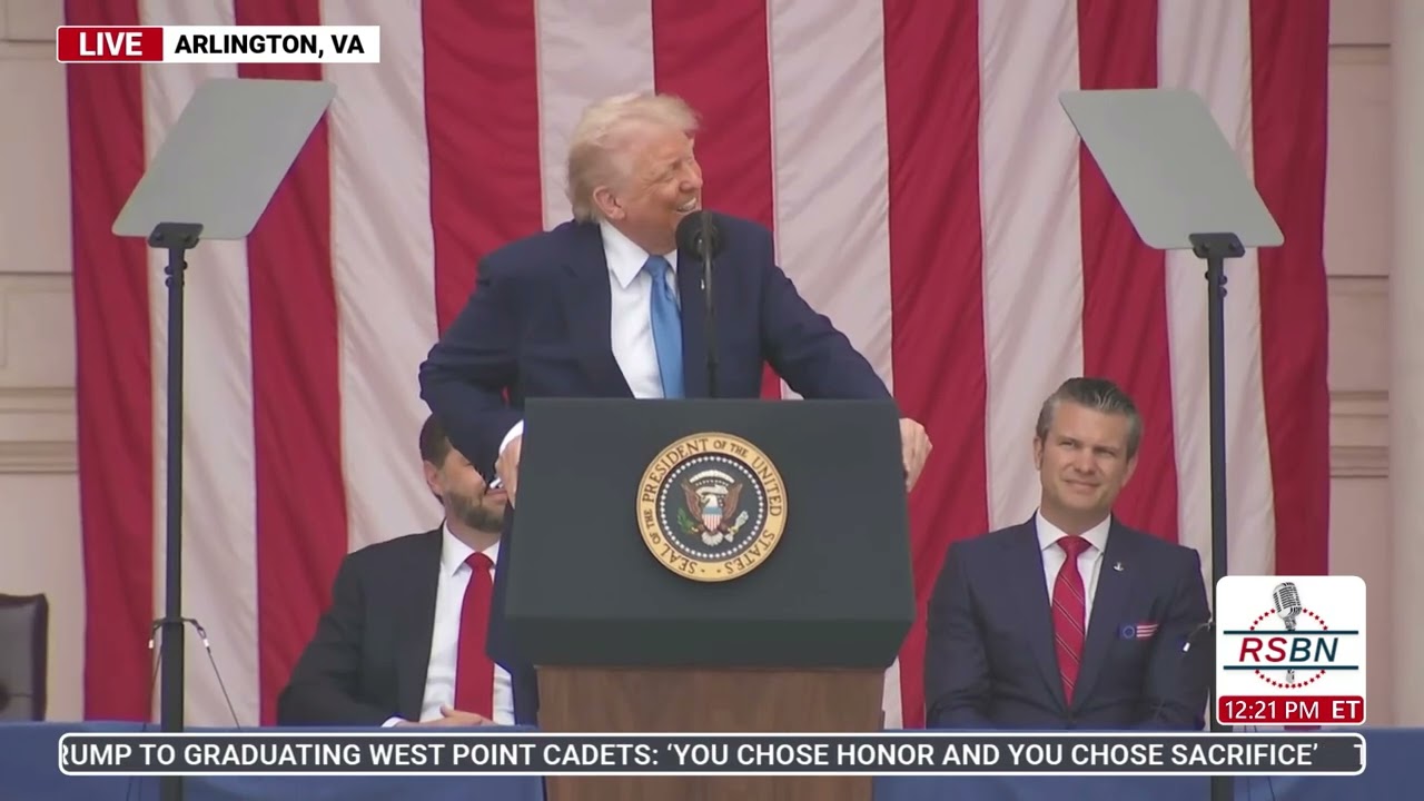 FULL SPEECH: President Donald Trump Delivers Remarks at Memorial Day Ceremony - 5/26/25