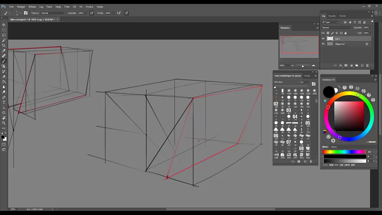 Mirroring Tilted Planes