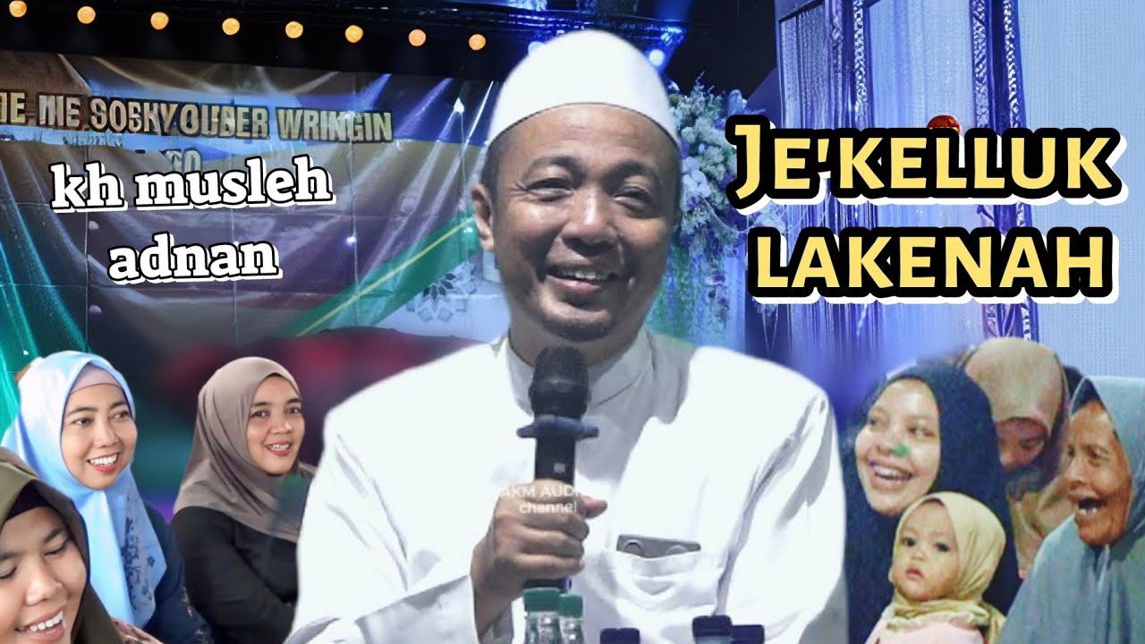 ceramah singkat super lucu, KH Musleh Adnan || live pulau agung sumber Wringin Bondowoso 