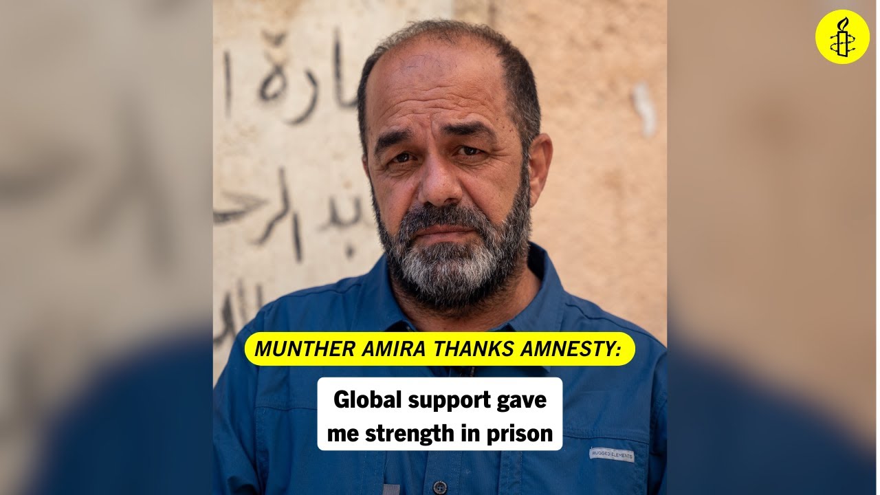 PALESTINE: Activist Munther Amira thanks Amnesty and global support