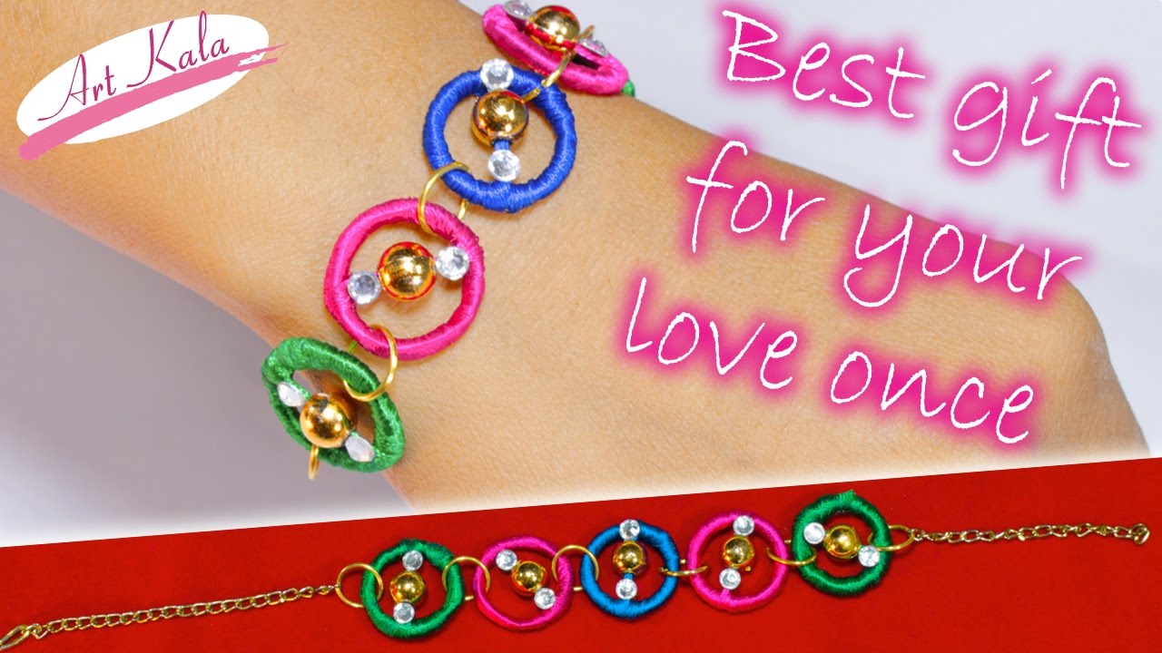 How to make a bracelet | Valentine day Special |  DIY | Artkala