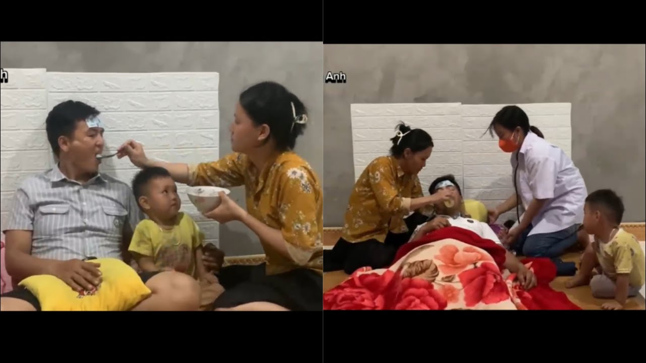 beautiful love: luong did not hesitate to take care of john when he was sick - luong yen anh