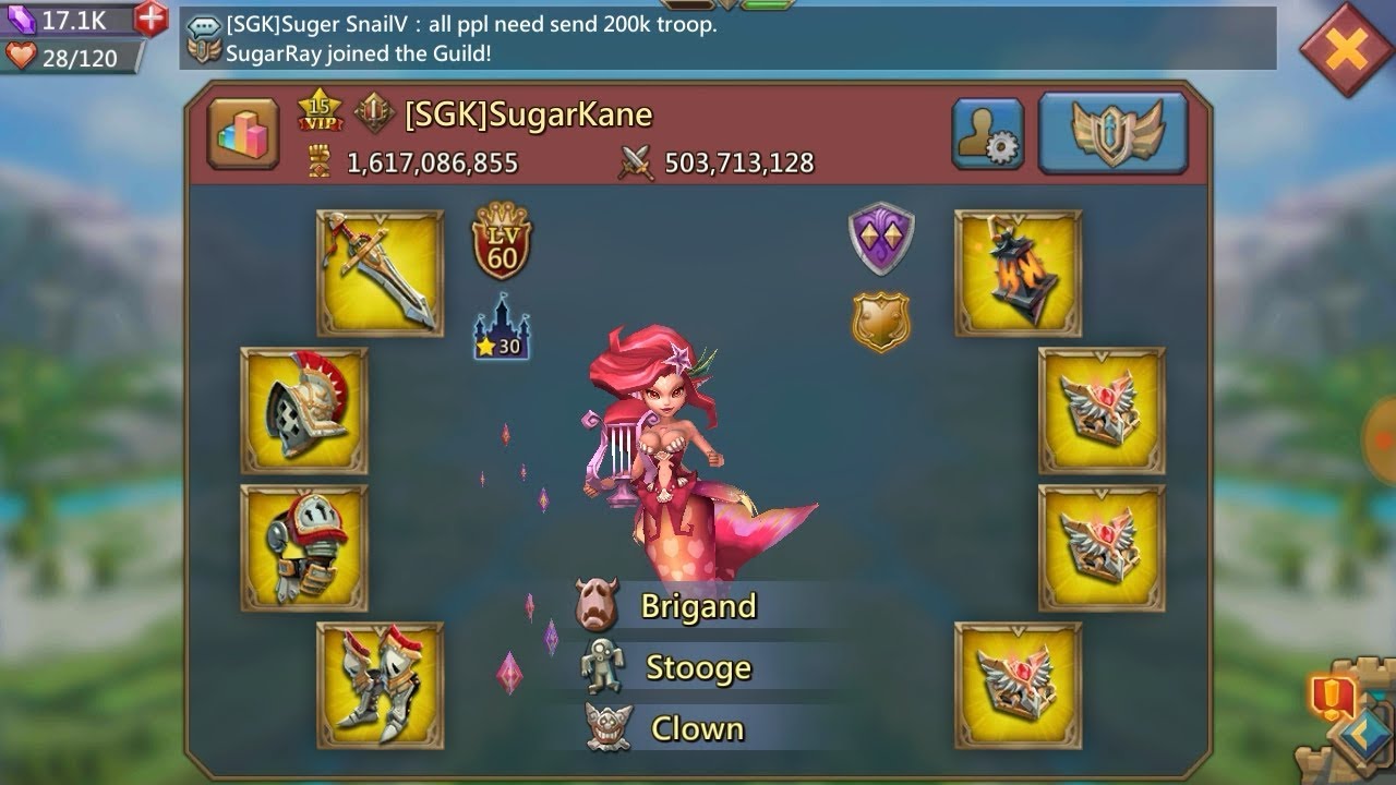 Lords Mobile : Kingdom 118 Wonder war SGK vs 3 Chinese guilds