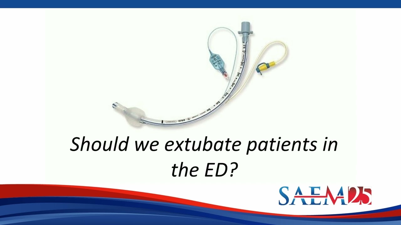 Catch and Release? A Pro-Con Debate on Extubating Patients in the Emergency Department
