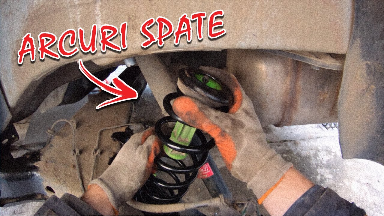 Cum se SCHIMBA ARCURILE din SPATE | Renault Megane 2 (DIY)