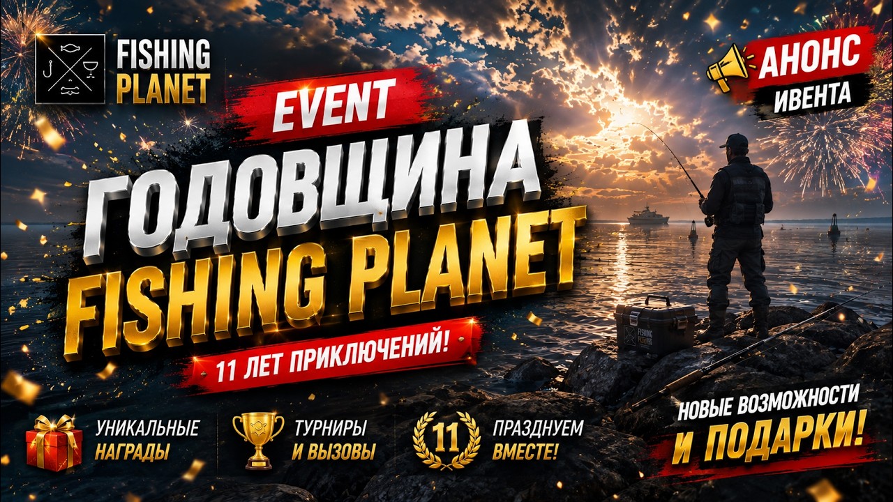 Event ко дню рождения Fishing Planet