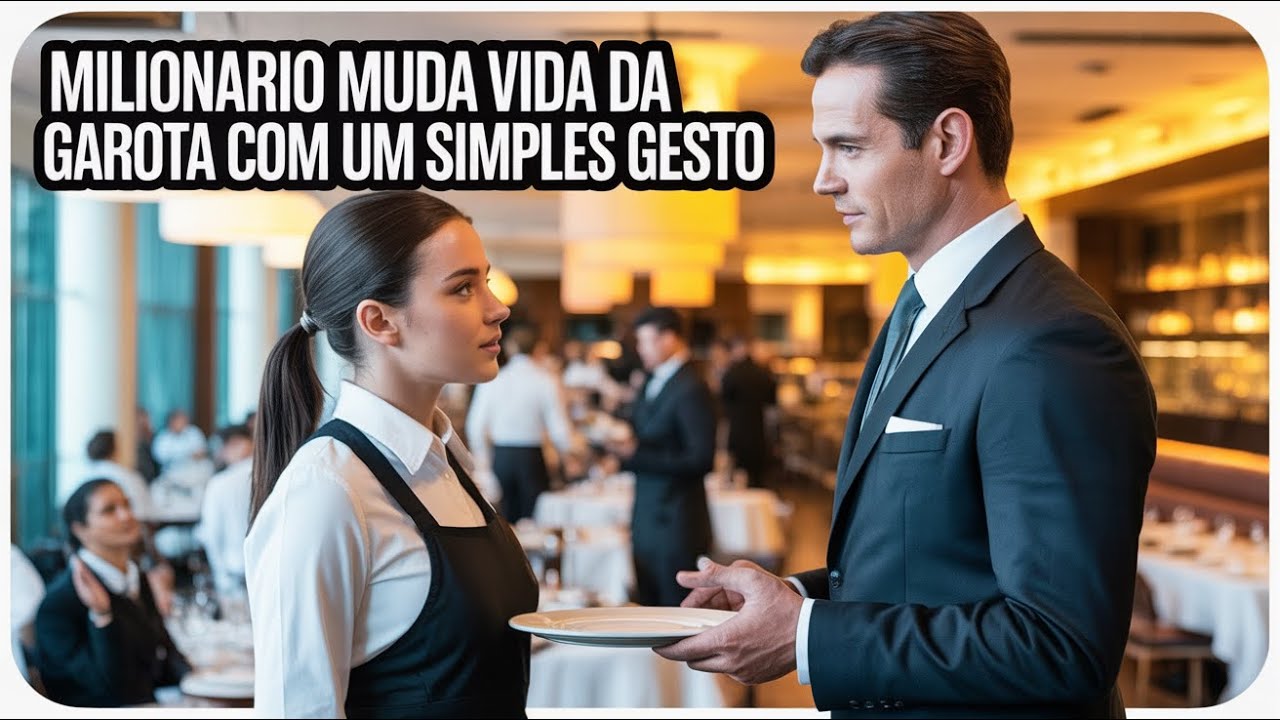 Após 15h em pé, a garçonete revela um segredo INCRÍVEL; o que o milionário fez é TRANSFORMADOR!