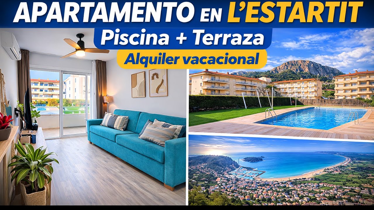 Durante todo el año, Alquilo Apartamento en L’Estartit con Piscina y Terraza | mínimo 2 noches