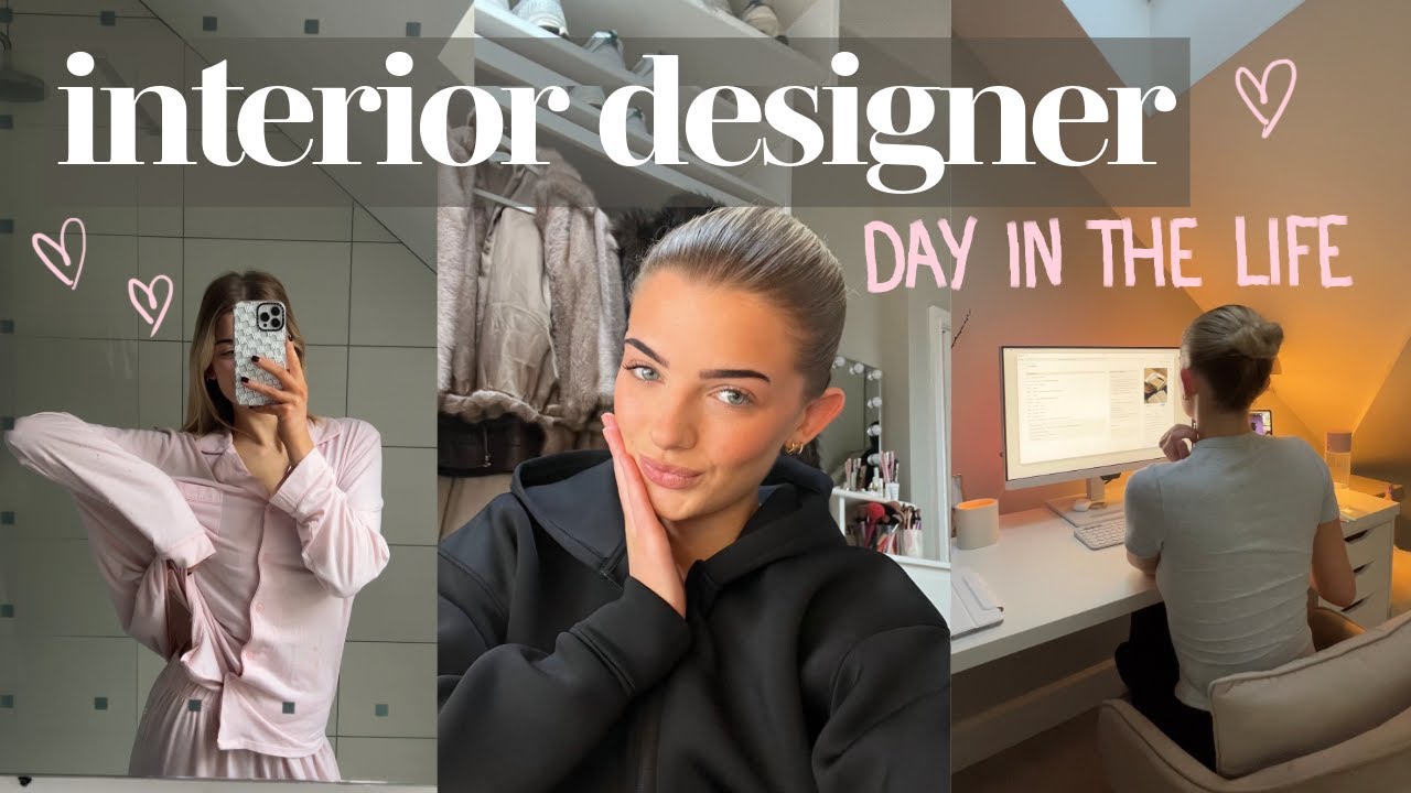Spend a wfh day with me as an interior designer! 🧋👩🏼‍💻✨