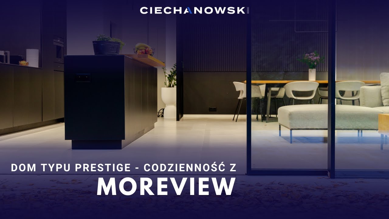 Okna cienkoramowe Moreview na co dzień - Życie w domu z dużymi przeszkleniami
