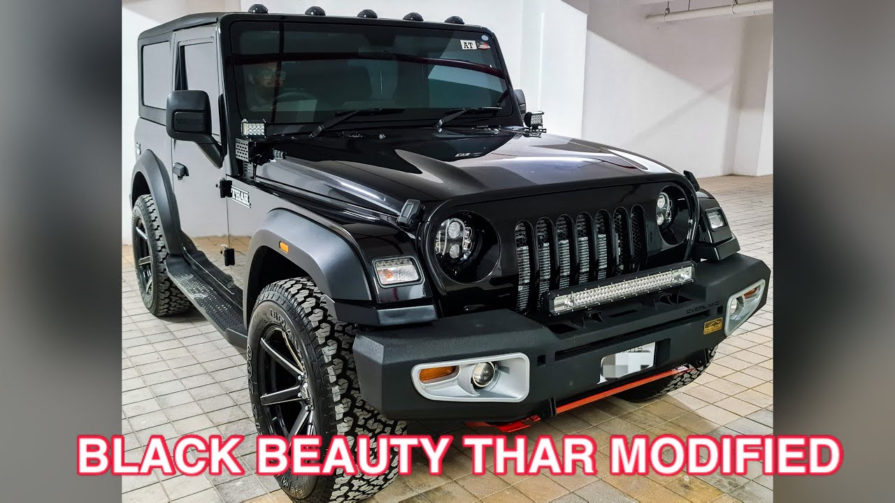 BLACK BEAUTY THAR MODIFIED || POONA MOTORS PVT LTD