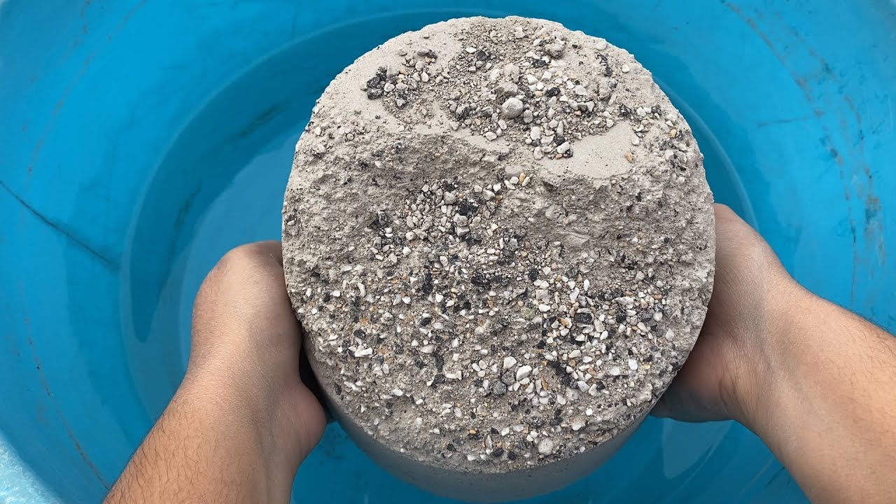 Today Satisfying crumbling of black & white stones cement dirt water crumbling❤️❤️💦💦/#asmr #relax❤️