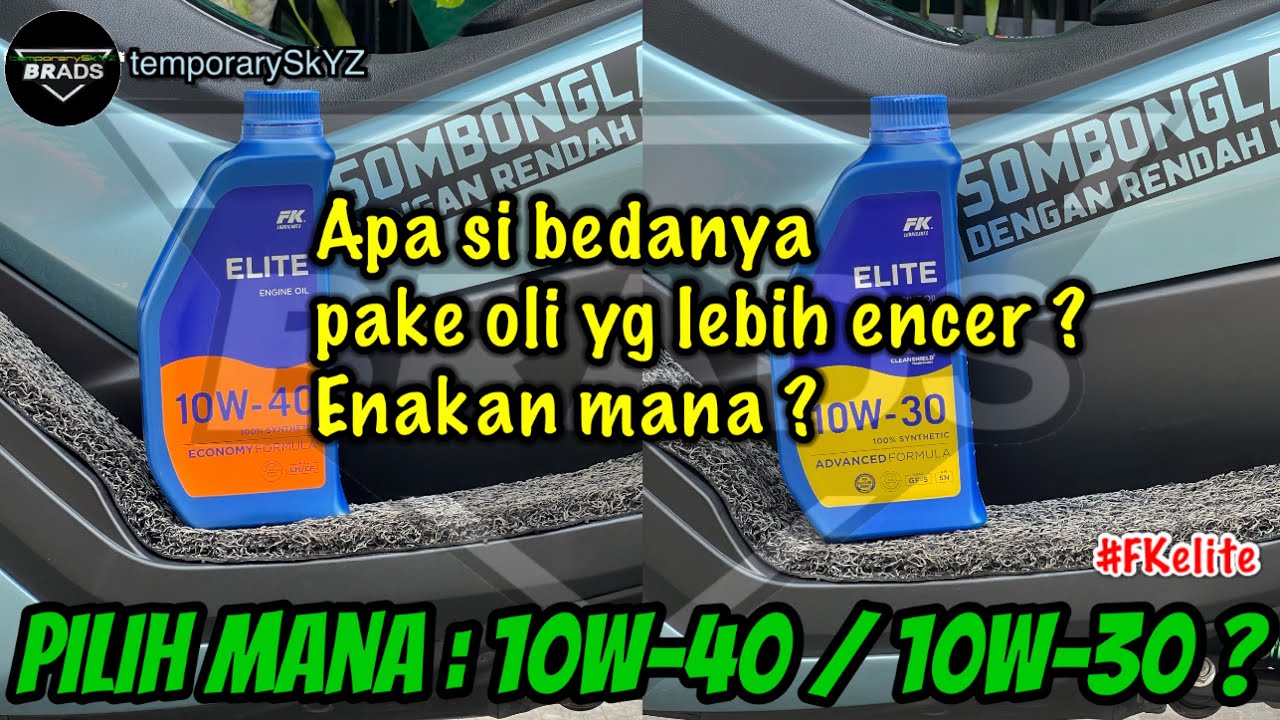Review beda oli FK Elite 10w30 X 10w40__Project iseng-iseng - AllNewNMAX2020 #152