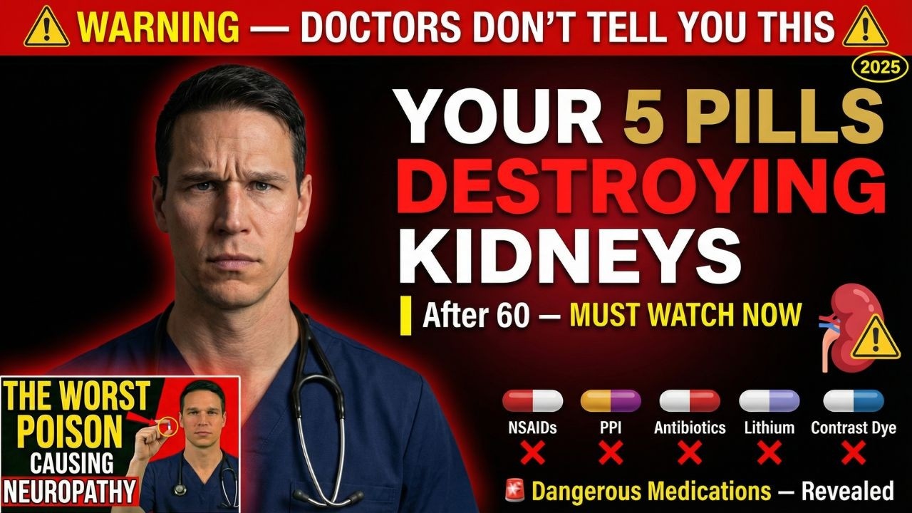 Nephrologist WARNS : 5 PILLS That Are Harmful For Your Kidneys After Age 60 — 3 Easy Solutions