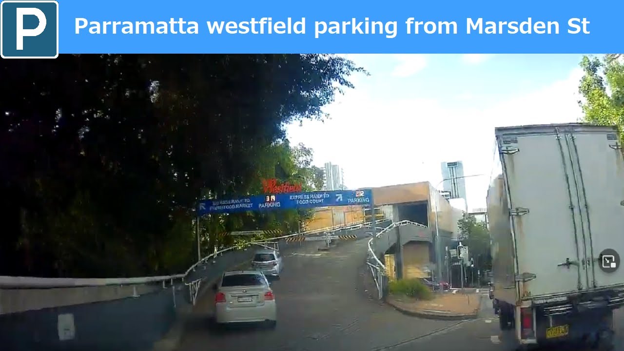 【Sydney parking west】Parramatta westfield parking from Marsden St