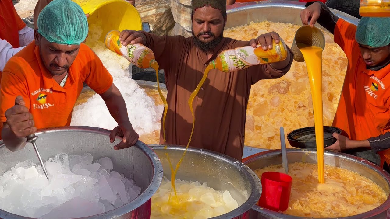 ORIGINAL MANGO🥭 SLICE MILKSHAKE | Roadside Street Drink Mango Juice | Refreshing Summer Street Drink