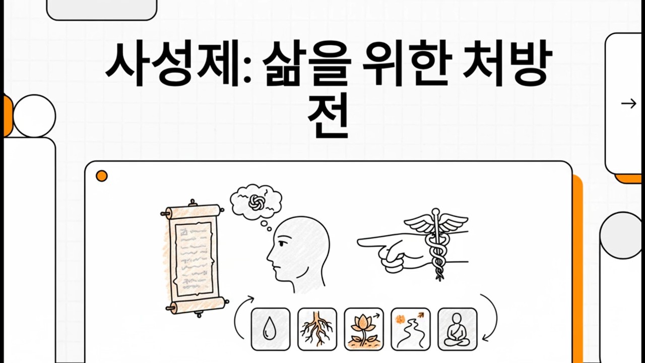 한편으로 복습하는 사성제와 팔정도(삶을 위한 처방전) #불교입문 #사성제 #팔정도 #복습 #초심자 #불교기초 #불교철학 #불교공부 #불교강의 #고집멸도