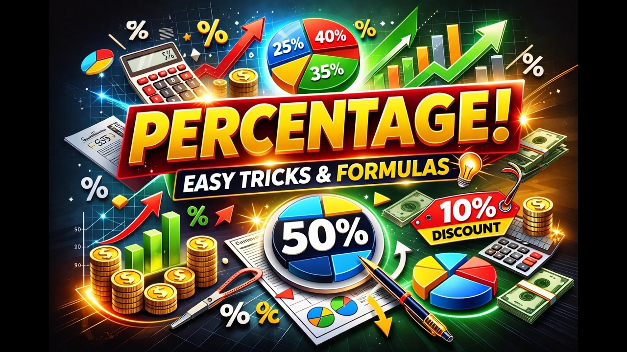 Learn Percentage Fast | Math in Minutes
