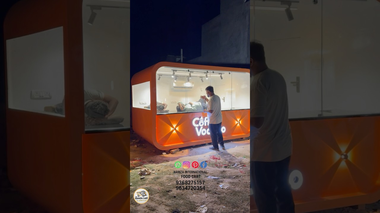 Now you can also start a coffee business or fast food business with a kiosk or a food cart
