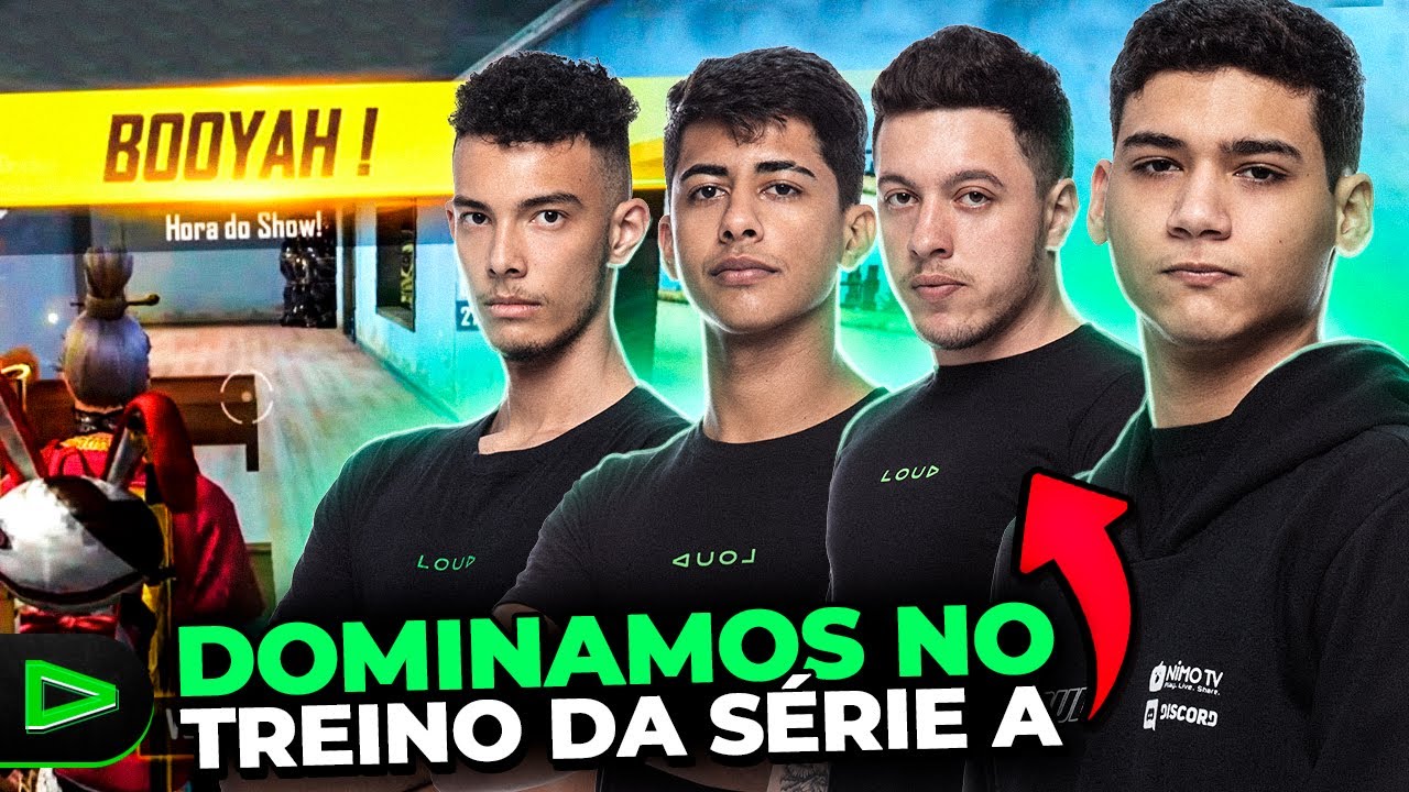 AMASSAMOS NO TREINO DA SERIE A! XTREINO LIGA FREE FIRE!