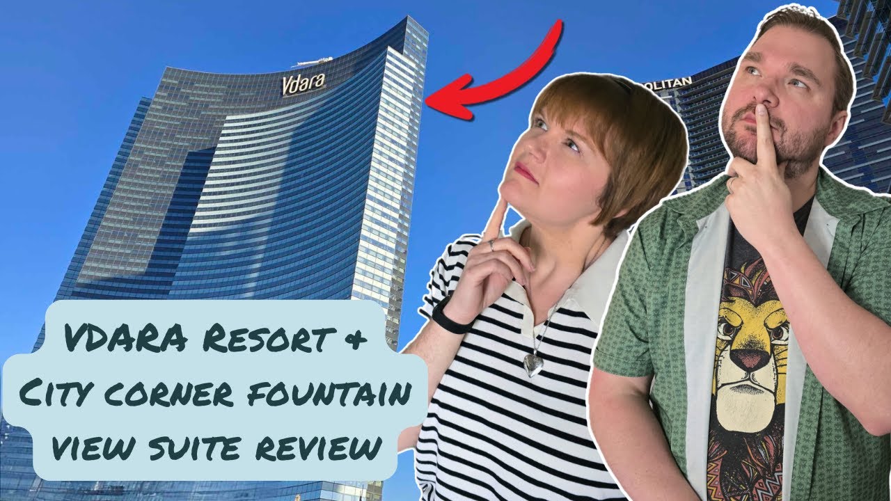 Vdara Resort and City Corner Fountain View Suite Las Vegas Room Review
