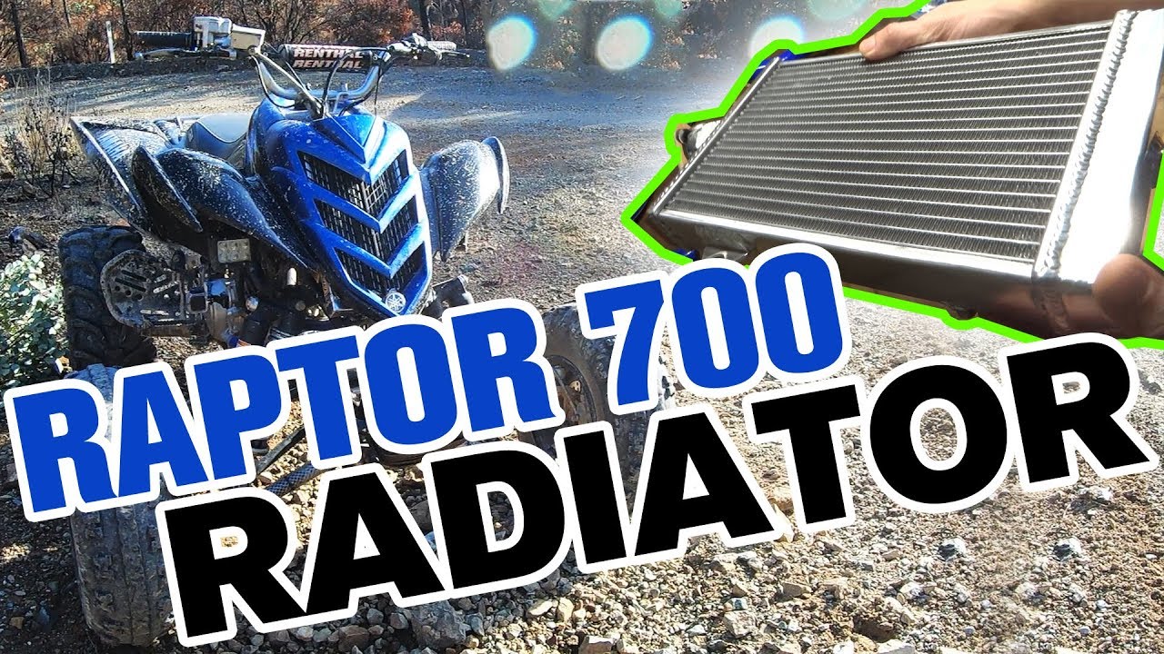Yamaha Raptor 700 Radiator Installation plus YFZ450 Cooling Fan Upgrade