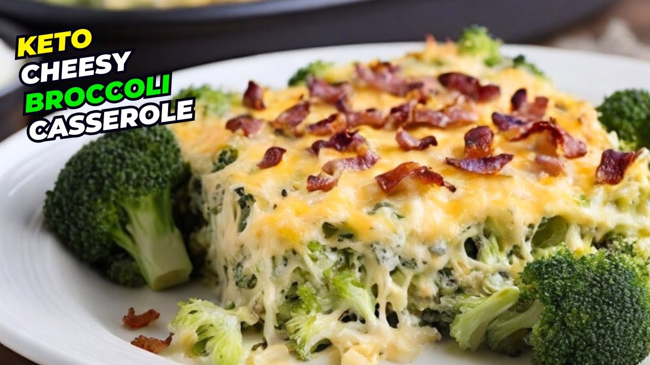 Keto Cheesy Broccoli Casserole | Low-Carb Comfort Food