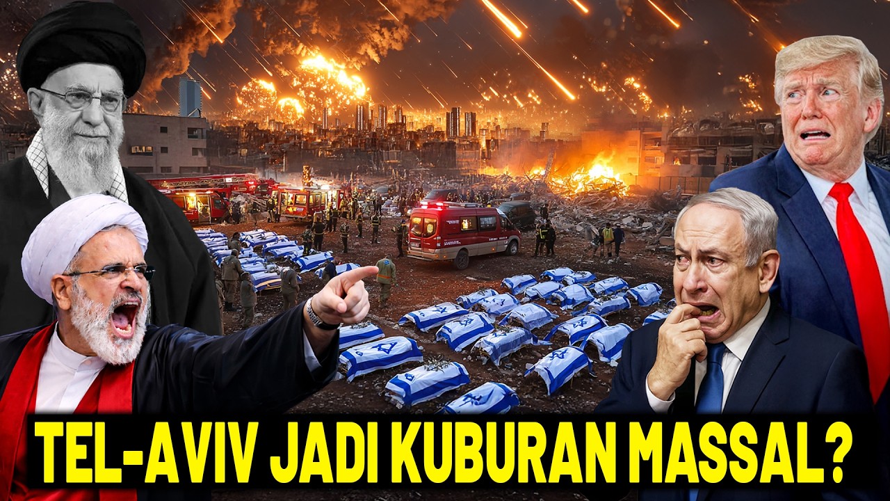 Gelombang Serangan Balasan Ke-4, Tel Aviv Lumpuh Total? Rudal Hipersonik Iran Bombardir Israel