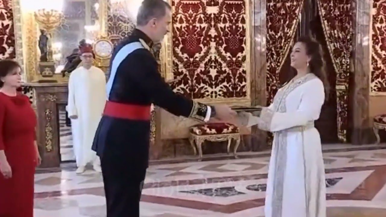 شاهد استقبال سفيرة المغرب من طرف ملك إسبانيا España y Marruecos