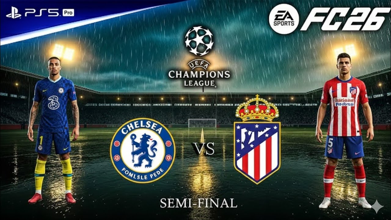 Can Chelsea Reach the Final? 🔵 Chelsea vs Atletico Madrid - UCL Semi-Final | FC 26 PS5 Pro