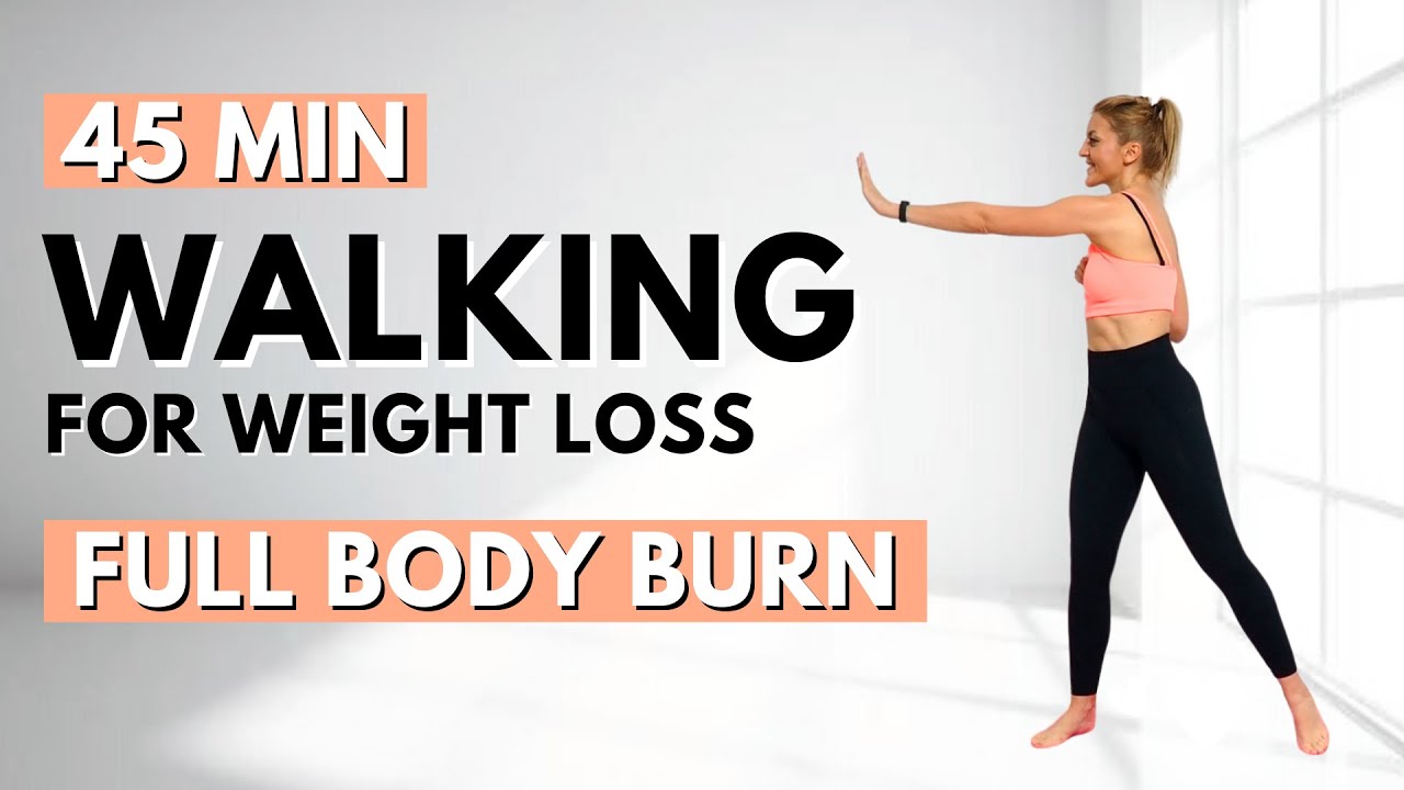 🔥45 MIN TABATA WALKING WORKOUT🔥STEADY STATE CARDIO for WEIGHT LOSS🔥ALL STANDING🔥KNEE FRIENDLY🔥
