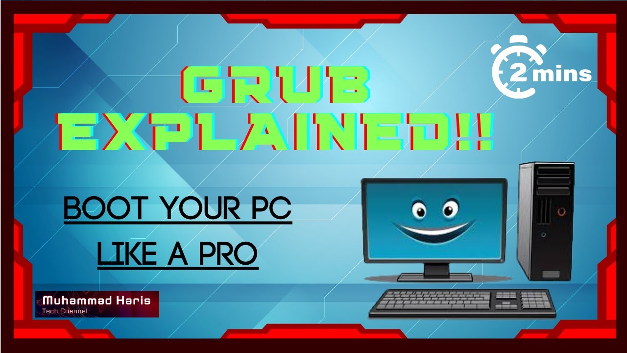 🖥️ GRUB Explained: How Your Computer Really Boots Up in 2 Minutes! 🚀