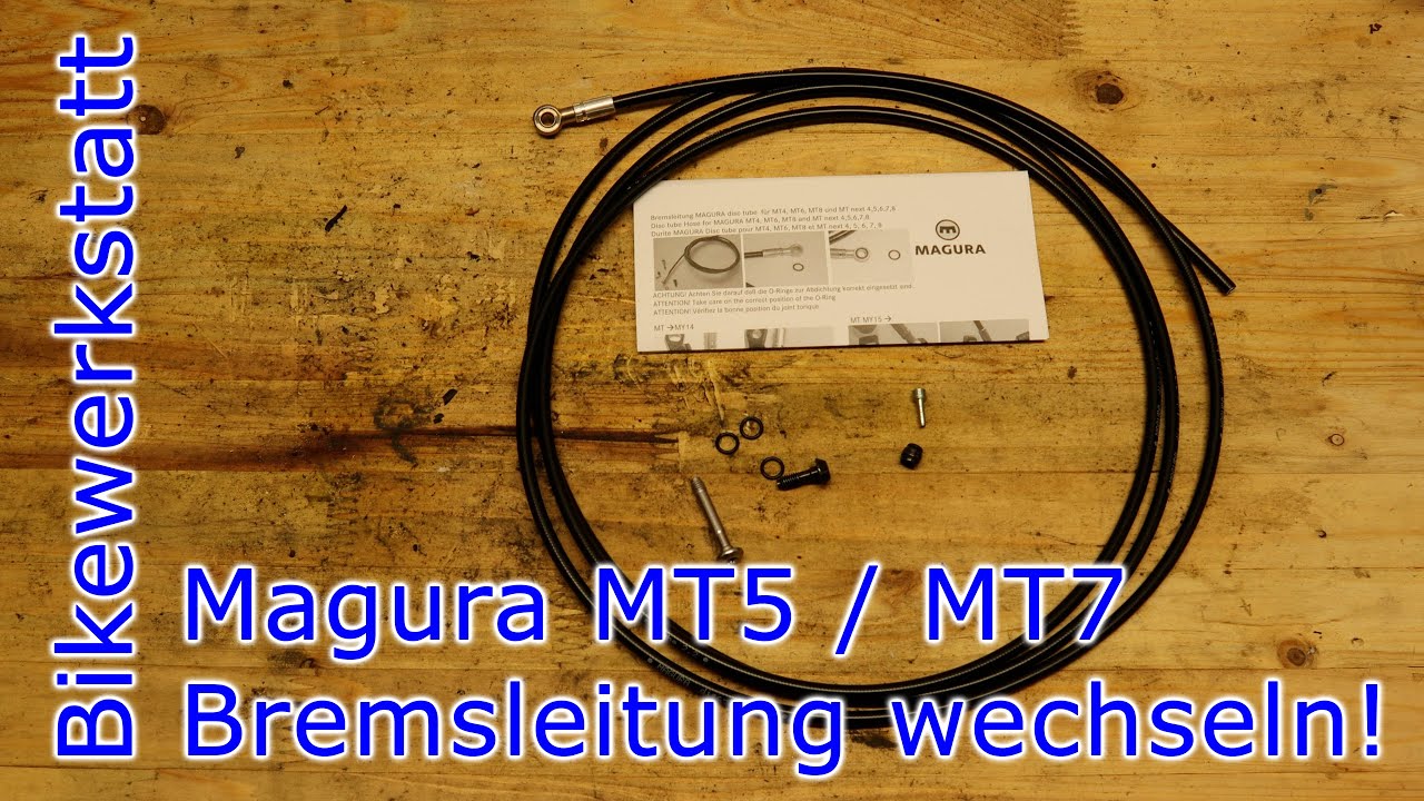 Magura MT5 / MT7 Bremsleitung wechseln am eMTB