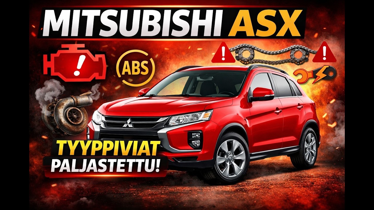 Mitsubishi ASX – Yleisimmät viat ja tyyppiongelmat