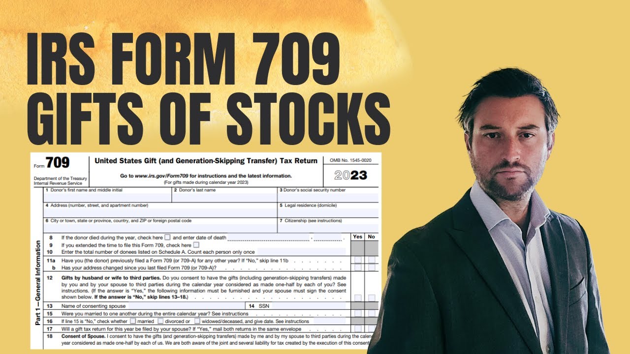 IRS Form 709 (Gift Tax Return) Publicly Traded Stock  | Step-by-Step Examples