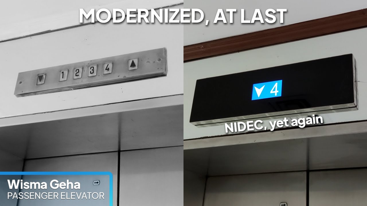 MODERNIZED, at last... | Nidec Elevator - Wisma Geha, Jakarta