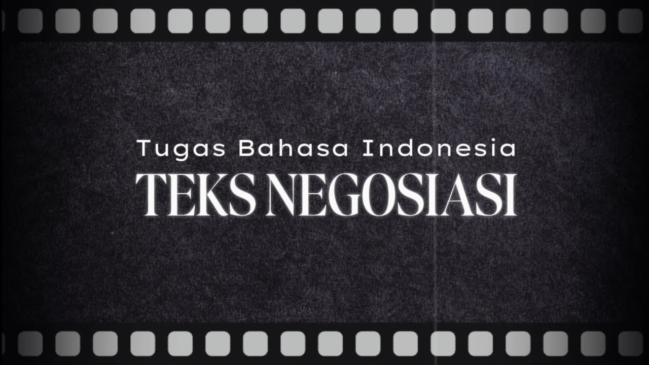 TEKS NEGOSIASI 