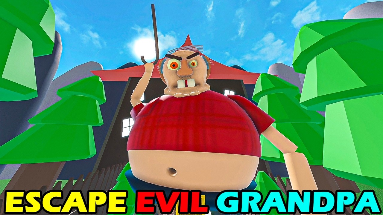 ESCAPE EVIL GRANDPA! (OBBY) Roblox