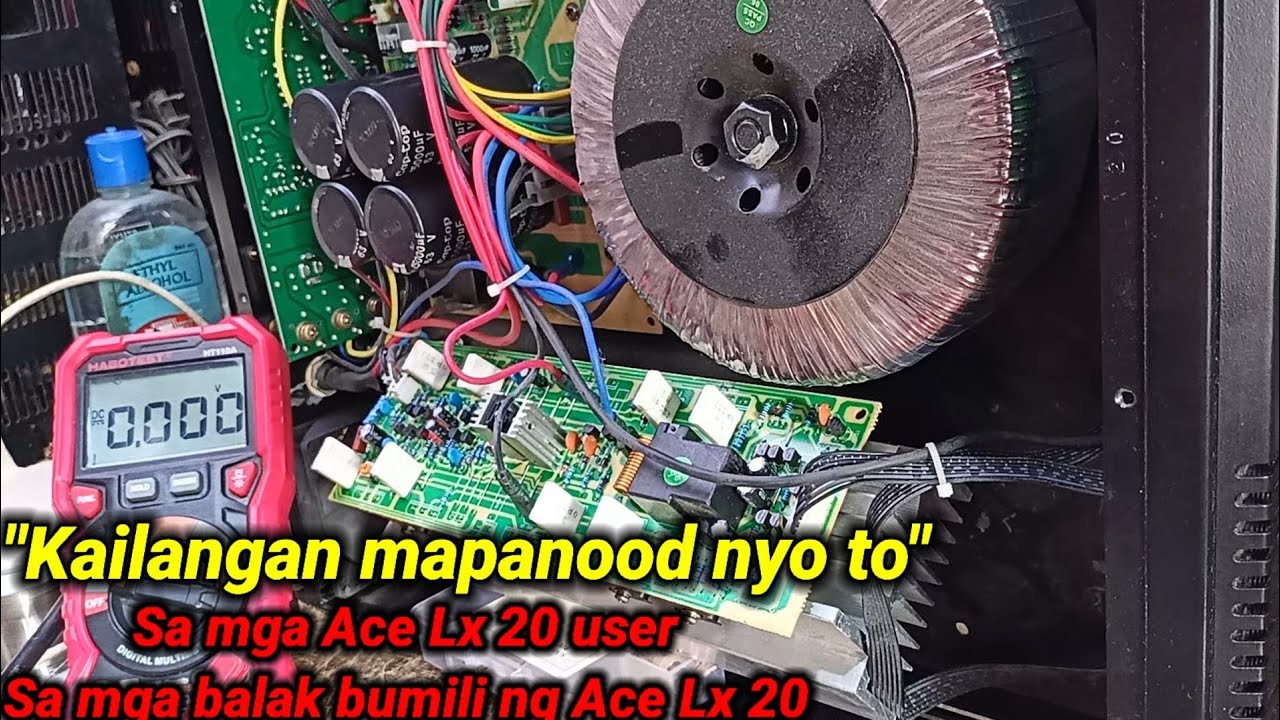 ACE LX 20 POWER AMPLIFIER || CHANNEL A PROTECT PROBLEM