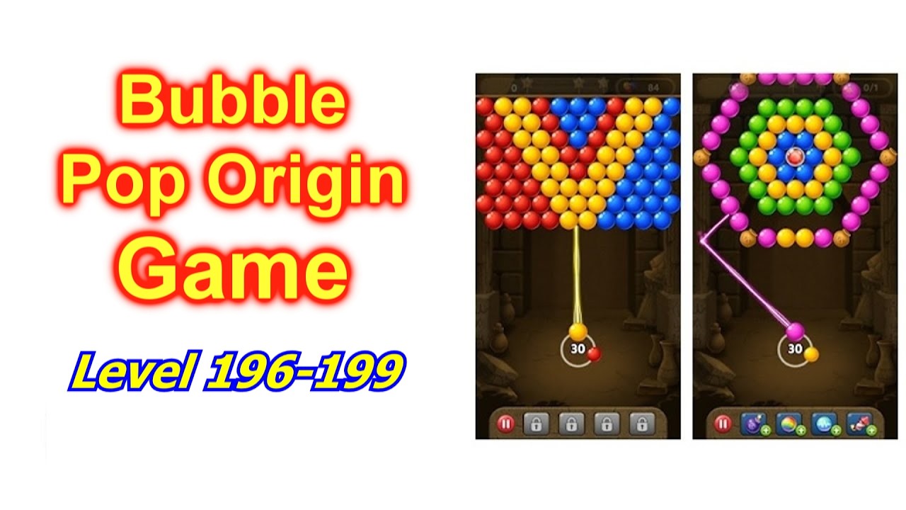 Игра Bubble Pop Origin, уровни 196-199. Вы не сможете пройти эту игру.