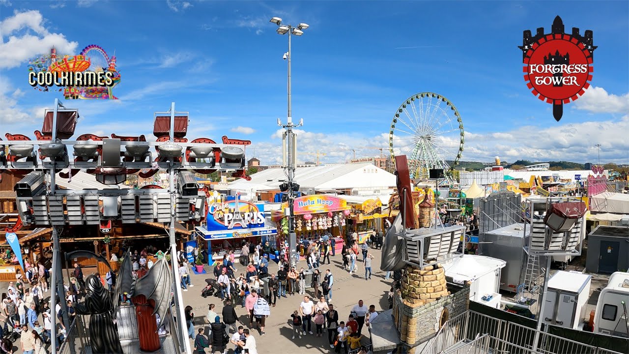 Fortress Tower Goetzke | Onride Video 2 [ Stuttgarter Fr&uuml;hlingsfest 2023 ] - Clip by CoolKirmes
