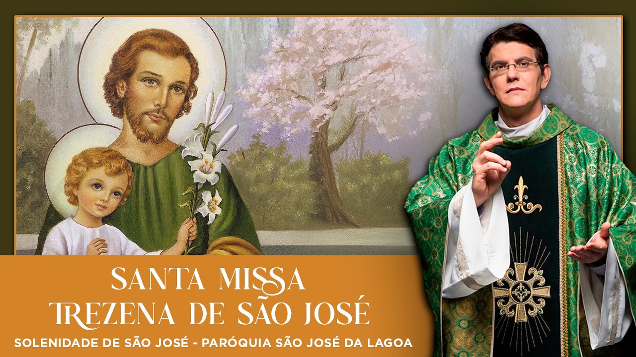 SANTA MISSA NA PARÓQUIA SÃO JOSÉ DA LAGOA (RJ) | TREZENA DE SÃO JOSÉ | @PadreManzottiOficial
