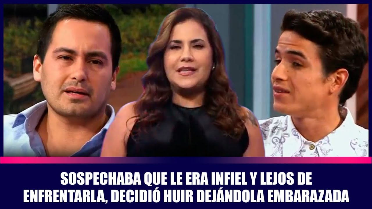 Sospechaba que le era infiel y lejos de enfrentarla, decidió huir dejándola embarazada