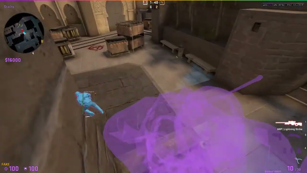 CSGO HvH (SKEET.CC 1vs1 ONETAP ALPHA) #16-6 BRANDON VS XANE