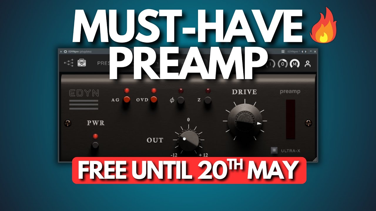 Get EDYN Preamp FREE Until May 20 &ndash; Vintage Analog Tone for Vocals & Drums!