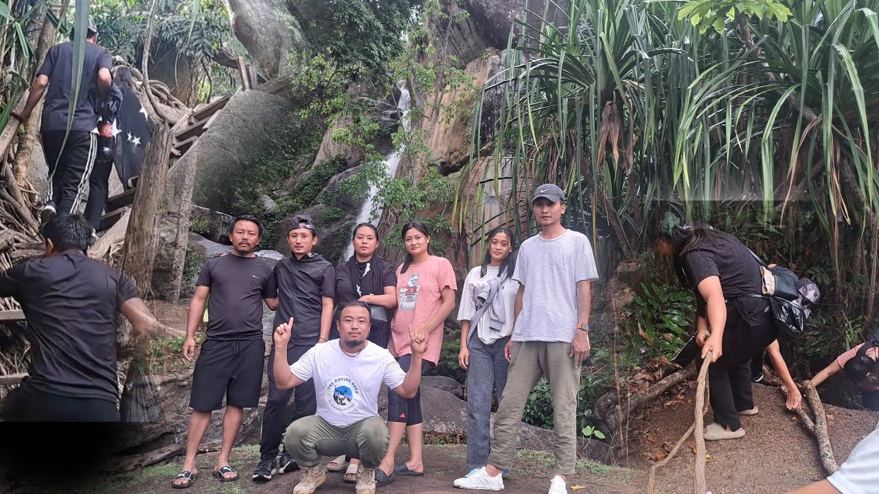 Exploring the Majestic langvoku fall manjha Karbi Anglong Assam  .