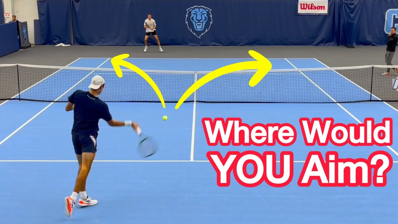 Brilliant Tennis Tactics You Need To Copy (D1 College Singles)