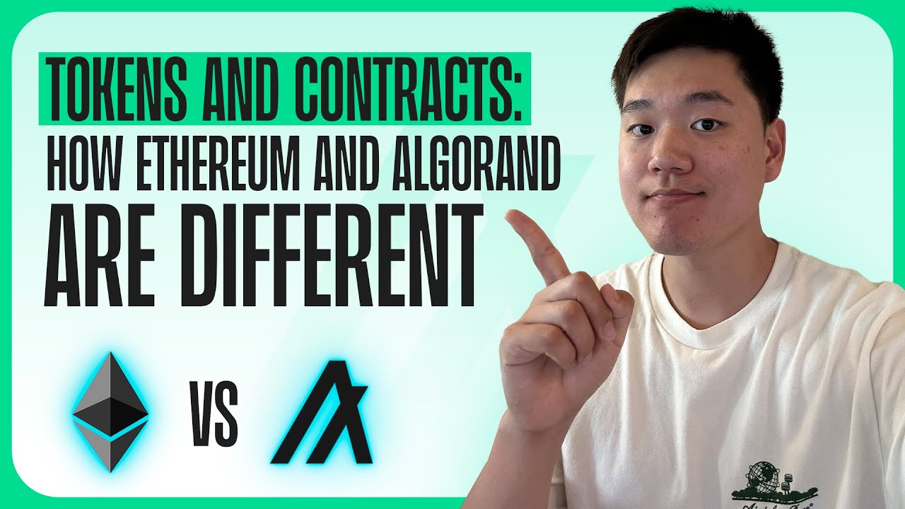 How Tokens Are Different on The Ethereum & Algorand Blockchains - Smart Contract Tokens vs ASAs